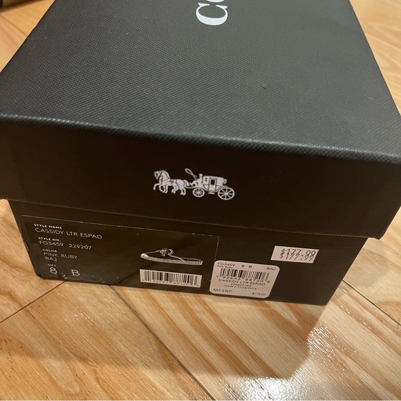 Used Coach pink mules size 38 - Picture 3 of 3